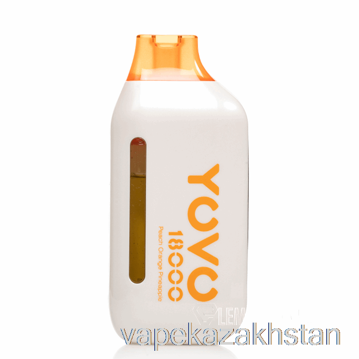 Vape Smoke Yovo Ultra 18000 Disposable Peach Orange Pineapple